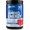 image:imageOptimum Nutrition Amino Energy  Pre Workout with Green Tea BCAA Amino Acids Keto Friendly Green Coffee Extract Energy Powder  Blue Raspberry 65 Servings Packaging May VaryBlue Raspberry