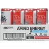 image:imageOptimum Nutrition Amino Energy Sparkling Hydration Drink Electrolytes Caffeine Amino Acids BCAAs Sugar Free NEW Blue Raspberry Rush 12 Fl Oz 12 Pack Packaging May VaryAmino Energy Sparkling