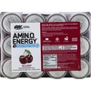 image:imageOptimum Nutrition Amino Energy Sparkling Hydration Drink Electrolytes Caffeine Amino Acids BCAAs Sugar Free NEW Blue Raspberry Rush 12 Fl Oz 12 Pack Packaging May VaryAmino Energy Sparkling