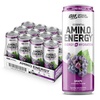 image:imageOptimum Nutrition Amino Energy Sparkling Hydration Drink Electrolytes Caffeine Amino Acids BCAAs Sugar Free NEW Blue Raspberry Rush 12 Fl Oz 12 Pack Packaging May VaryAmino Energy Sparkling