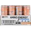 image:imageOptimum Nutrition Amino Energy Sparkling Hydration Drink Electrolytes Caffeine Amino Acids BCAAs Sugar Free NEW Blue Raspberry Rush 12 Fl Oz 12 Pack Packaging May VaryAmino Energy Sparkling