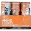 image:imageOptimum Nutrition Amino Energy Sparkling Hydration Drink Electrolytes Caffeine Amino Acids BCAAs Sugar Free NEW Blue Raspberry Rush 12 Fl Oz 12 Pack Packaging May VaryAmino Energy Sparkling