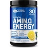 image:imageOptimum Nutrition Amino Energy  Pre Workout with Green Tea BCAA Amino Acids Keto Friendly Green Coffee Extract Energy Powder  Blue Raspberry 65 Servings Packaging May VaryBlueberry Lemonade
