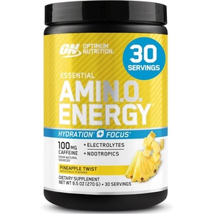 image:imageOptimum Nutrition Amino Energy Hydration Packets OnTheGo Energy Powder Stick Packs Tangerine Wave 25 CountPineapple Twist