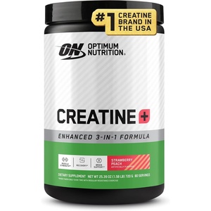 image:imageOptimum Nutrition Creatine Monohydrate Plus Powder Orange Passionfruit Flavored Creatine Performance Blend With Electrolytes for Hydration Added Vitamins 40 Servings 360 Grams Packaging May VaryStrawberry Peach