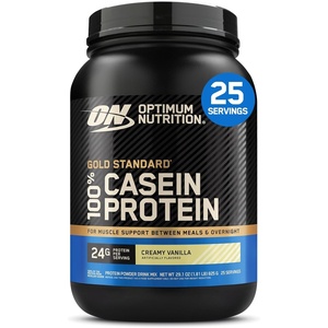 image:imageOptimum Nutrition Gold Standard 100 Micellar Casein Protein Powder Slow Digesting Helps Keep You Full Overnight Muscle Recovery Creamy Vanilla 4 Pound Packaging May VaryCreamy Vanilla