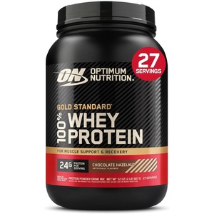 image:imageOptimum Nutrition Gold Standard 100 Whey Protein Powder Extreme Milk Chocolate 5 Pound Packaging May VaryChocolate Hazelnut
