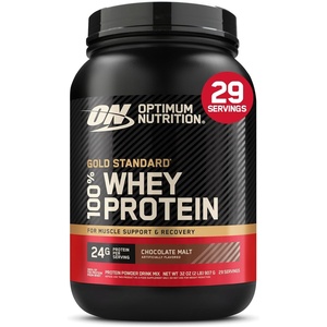 image:imageOptimum Nutrition Gold Standard 100 Whey Protein Powder Extreme Milk Chocolate 5 Pound Packaging May VaryChocolate Malt