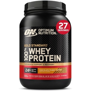 image:imageOptimum Nutrition Gold Standard 100 Whey Protein Powder Extreme Milk Chocolate 5 Pound Packaging May VaryChocolate Peanut Butter