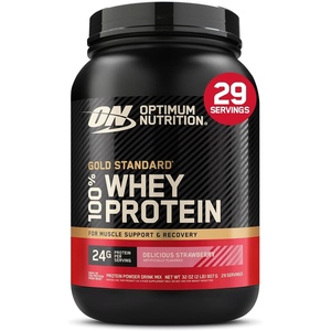 image:imageOptimum Nutrition Gold Standard 100 Whey Protein Powder Extreme Milk Chocolate 5 Pound Packaging May VaryDelicious Strawberry