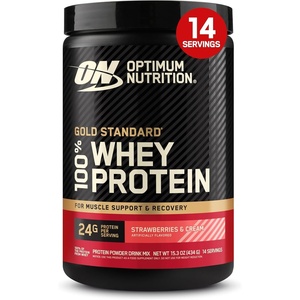 image:imageOptimum Nutrition Gold Standard 100 Whey Protein Powder Extreme Milk Chocolate 5 Pound Packaging May VaryStrawberries  Cream
