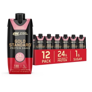 image:imageOptimum Nutrition Gold Standard Protein Shake 24g Protein Ready to Drink Protein Shake Gluten Free Vitamin C for Immune Support Vanilla 11 Fl Oz 12 Count Pack of 1 Packaging May VaryStrawberry