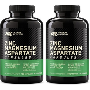 image:imageOptimum Nutrition Muscle Recovery and Endurance Supplement for Men and Women Zinc and Magnesium Supplement 90 Count180 Count Pack of 2