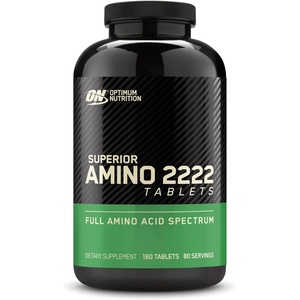 image:imageOptimum Nutrition Superior Amino 2222 Tablets Complete Essential Amino Acids EAAs 320 CountUnflavored