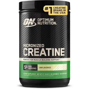 image:imageOptimum Nutrition Creatine Micronized Creatine Monohydrate Powder Supports Strength amp Recovery Banned Substance Tested Unflavored 5 g per Serving 120 Servings  5g Micronized Creatine Monohydrate Powder Per Serving Supports Muscle Strength amp Power Easy Mixing Banned Substance TestedUnflavored