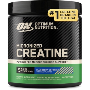 image:imageOptimum Nutrition Creatine Micronized Creatine Monohydrate Powder Supports Strength amp Recovery Banned Substance Tested Unflavored 5 g per Serving 120 Servings  5g Micronized Creatine Monohydrate Powder Per Serving Supports Muscle Strength amp Power Easy Mixing Banned Substance TestedBlueberry Lemonade